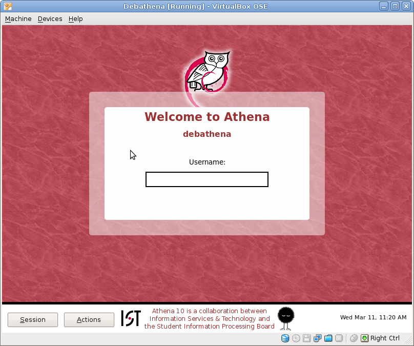 One student Athena helpdesk worker described the new mashed up logo with the question, 'Why is the Athena owl being consumed by a swirling pink vortex?'