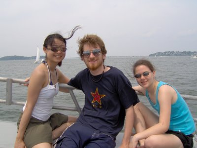 Mika, Mako, and Me in Boston Harbor